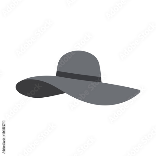 Summer beach Vector Icons – Beach Hat icon, suitable for digital use icons