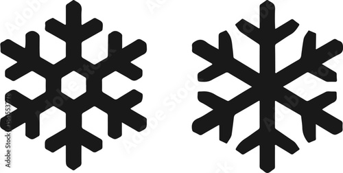 vector illustration of a snowflake symbol