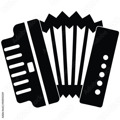 Accordion Icon Musical Instrument Design