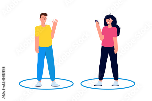 Individuals establish boundaries, privacy, or personal space to restrict entry and safeguard themselves from 