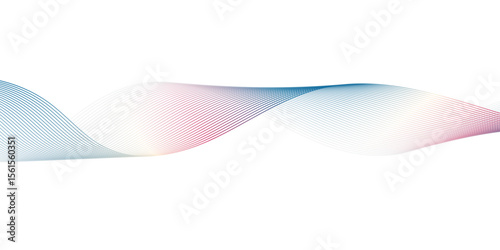 A minimalist,abstract illustration featuring a graceful, undulating ribbon-like form against a clean white background.The form exhibits a subtle gradient of cool blues and hints of warm pink or peach.