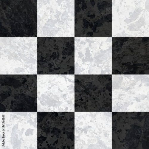 Abstract modern fashion marble pattern on checkered background. seamless acrylic textured geometric squares. design, marble, fabric, tile, cover, wallpaper, surface, decor, floor