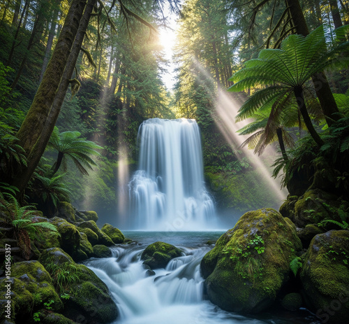 waterfall in the forest