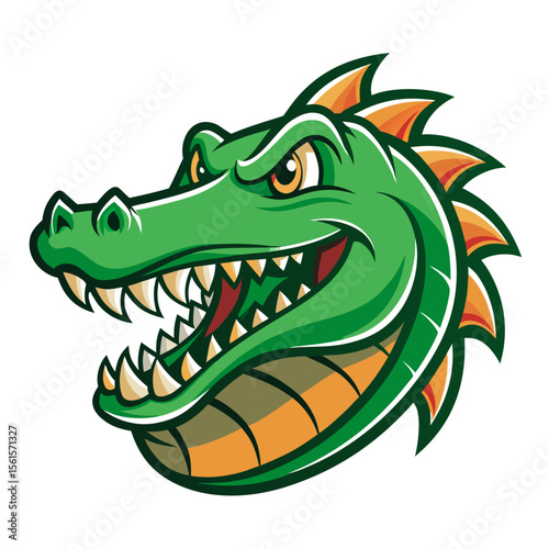 cartoon crocodile head