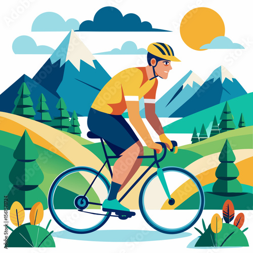 woman riding bicycle