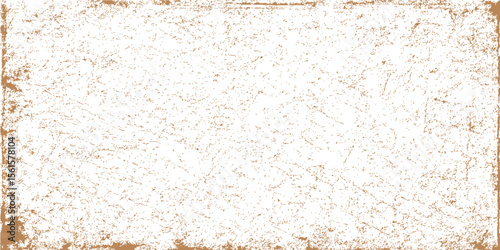 Rough brown rice and white rice textures on an old, dirty, and blank paper surface background