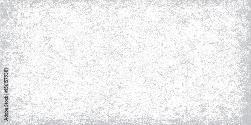 White, rough, and blank paper texture with a grunge pattern on a gray surface