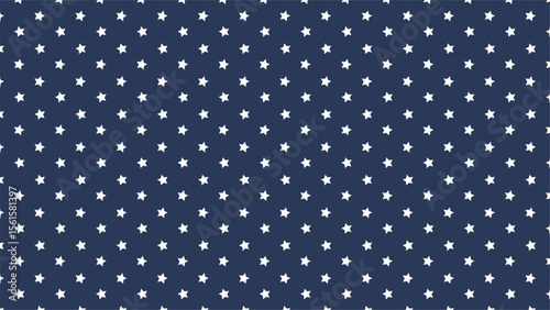 Seamless navy blue star pattern vector for kids, fabric, wrapping paper, backgrounds, baby products, scrapbooking, digital design, and nursery decorations. Cute and minimalist repeating stars.