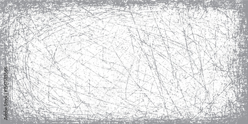 Distressed white paper texture with an old, rough, concrete gray surface pattern