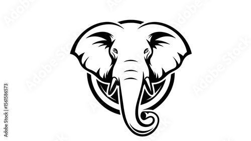 elephant vector silhouette