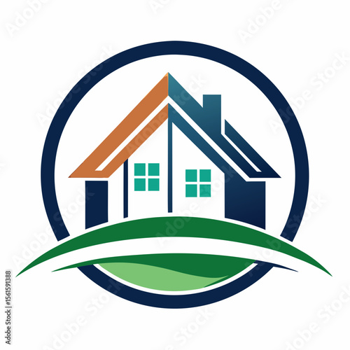 A professional and modern real estate logo featuring the letter V, designed with a house, roof, or property symbol. Ideal for real estate agencies, property dealers, housing companies, construction bu