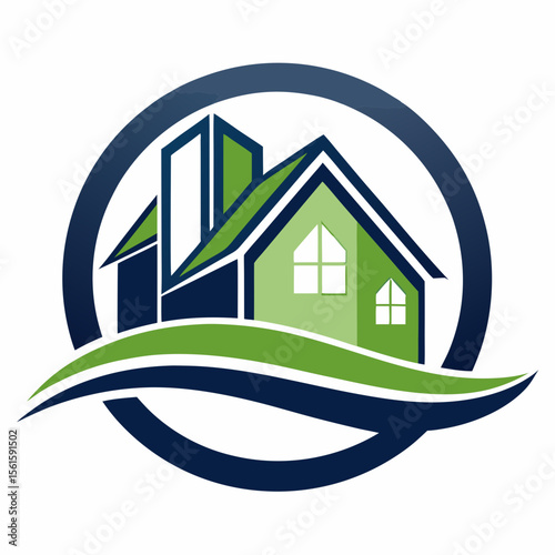 A professional and modern real estate logo featuring the letter V, designed with a house, roof, or property symbol. Ideal for real estate agencies, property dealers, housing companies, construction bu