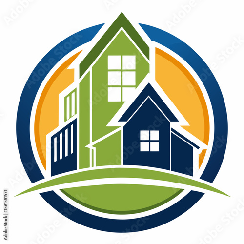 A professional and modern real estate logo featuring the letter V, designed with a house, roof, or property symbol. Ideal for real estate agencies, property dealers, housing companies, construction bu