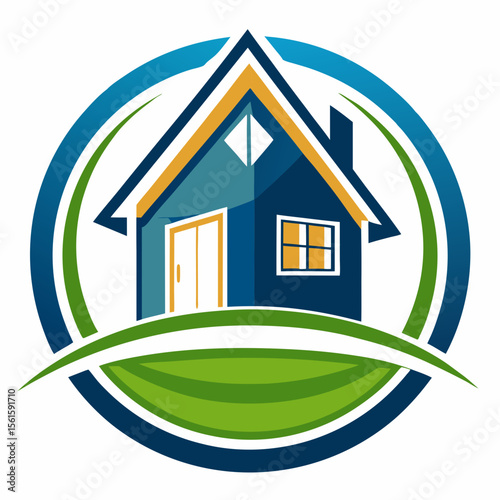 A professional and modern real estate logo featuring the letter V, designed with a house, roof, or property symbol. Ideal for real estate agencies, property dealers, housing companies, construction bu