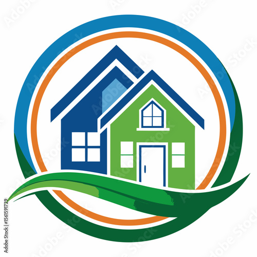 A professional and modern real estate logo featuring the letter V, designed with a house, roof, or property symbol. Ideal for real estate agencies, property dealers, housing companies, construction bu
