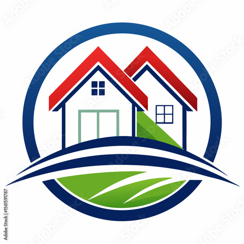A professional and modern real estate logo featuring the letter V, designed with a house, roof, or property symbol. Ideal for real estate agencies, property dealers, housing companies, construction bu
