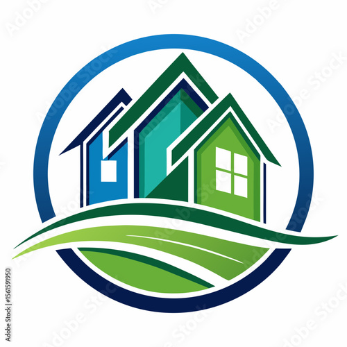 A professional and modern real estate logo featuring the letter V, designed with a house, roof, or property symbol. Ideal for real estate agencies, property dealers, housing companies, construction bu