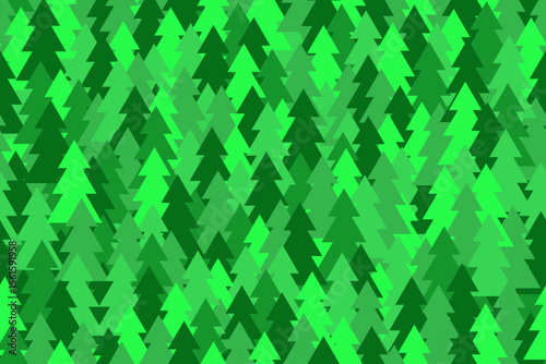 Spring trees background. Vector seamless pattern. Best for textile, wallpapers, wrapping paper and seasonal decoration.
