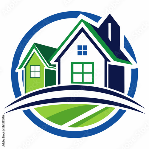 A professional and modern real estate logo featuring the letter V, designed with a house, roof, or property symbol. Ideal for real estate agencies, property dealers, housing companies, construction bu