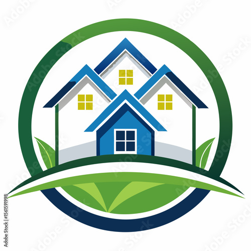 A professional and modern real estate logo featuring the letter V, designed with a house, roof, or property symbol. Ideal for real estate agencies, property dealers, housing companies, construction bu