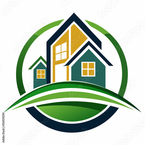 A professional and modern real estate logo featuring the letter V, designed with a house, roof, or property symbol. Ideal for real estate agencies, property dealers, housing companies, construction bu