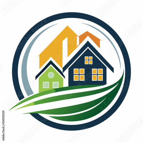 A professional and modern real estate logo featuring the letter V, designed with a house, roof, or property symbol. Ideal for real estate agencies, property dealers, housing companies, construction bu