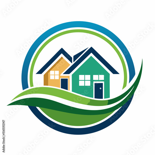 A professional and modern real estate logo featuring the letter V, designed with a house, roof, or property symbol. Ideal for real estate agencies, property dealers, housing companies, construction bu