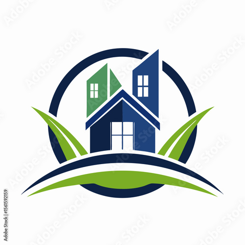 A professional and modern real estate logo featuring the letter V, designed with a house, roof, or property symbol. Ideal for real estate agencies, property dealers, housing companies, construction bu