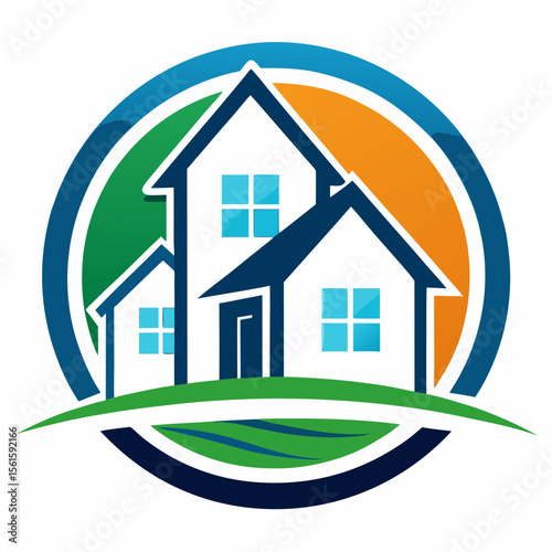 A professional and modern real estate logo featuring the letter V, designed with a house, roof, or property symbol. Ideal for real estate agencies, property dealers, housing companies, construction bu