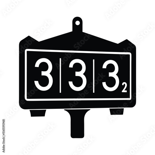 Black and white silhouette illustration depicting the digital binary representation of the number thirty three base two
