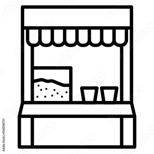 Popcorn Stall Icon