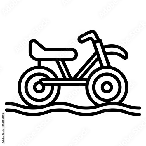 Water Tricycle Icon