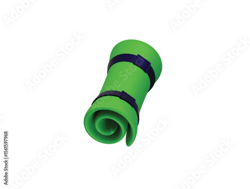 sleeping mat icon 3d illustration render