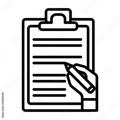 Speech Writing Icon
