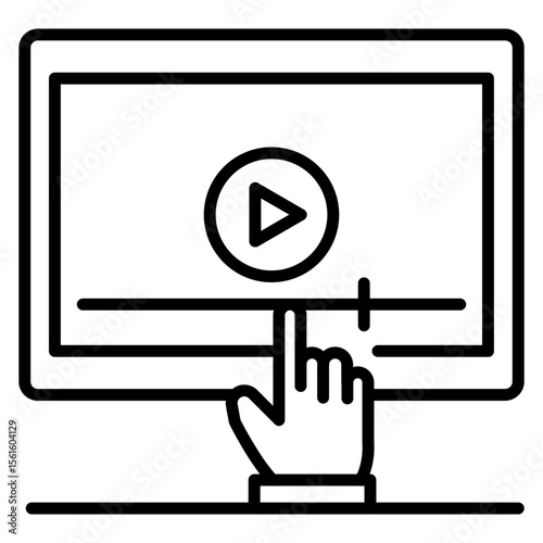 Interactive Video Icon