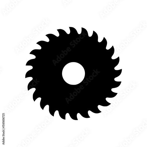 Circular saw blade icon