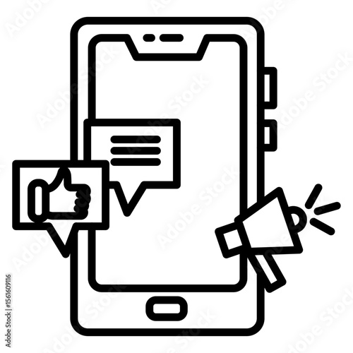 Social Media Campaign Icon