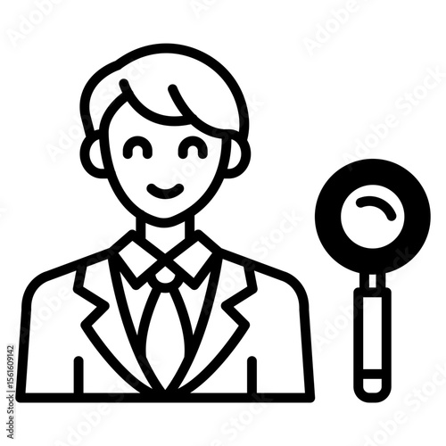 Talent Scout Male Icon
