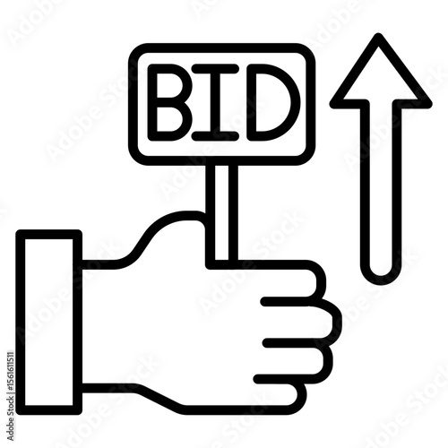 Advance Bid Icon