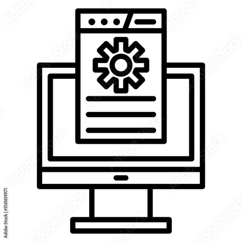 Content Management System Icon