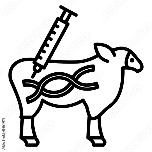 Genetic Modification Animals Icon