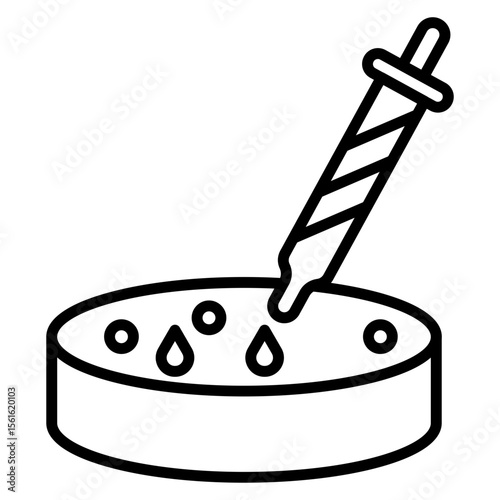 Petri Dish Analysis Icon