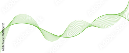 Abstract green background design. Template Vector gradient green colors. Background with Wave, lines abstract design abstract green background with waves	