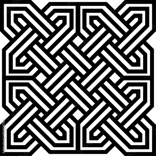 decorative_seamless_black_and_white_armenian_ornament