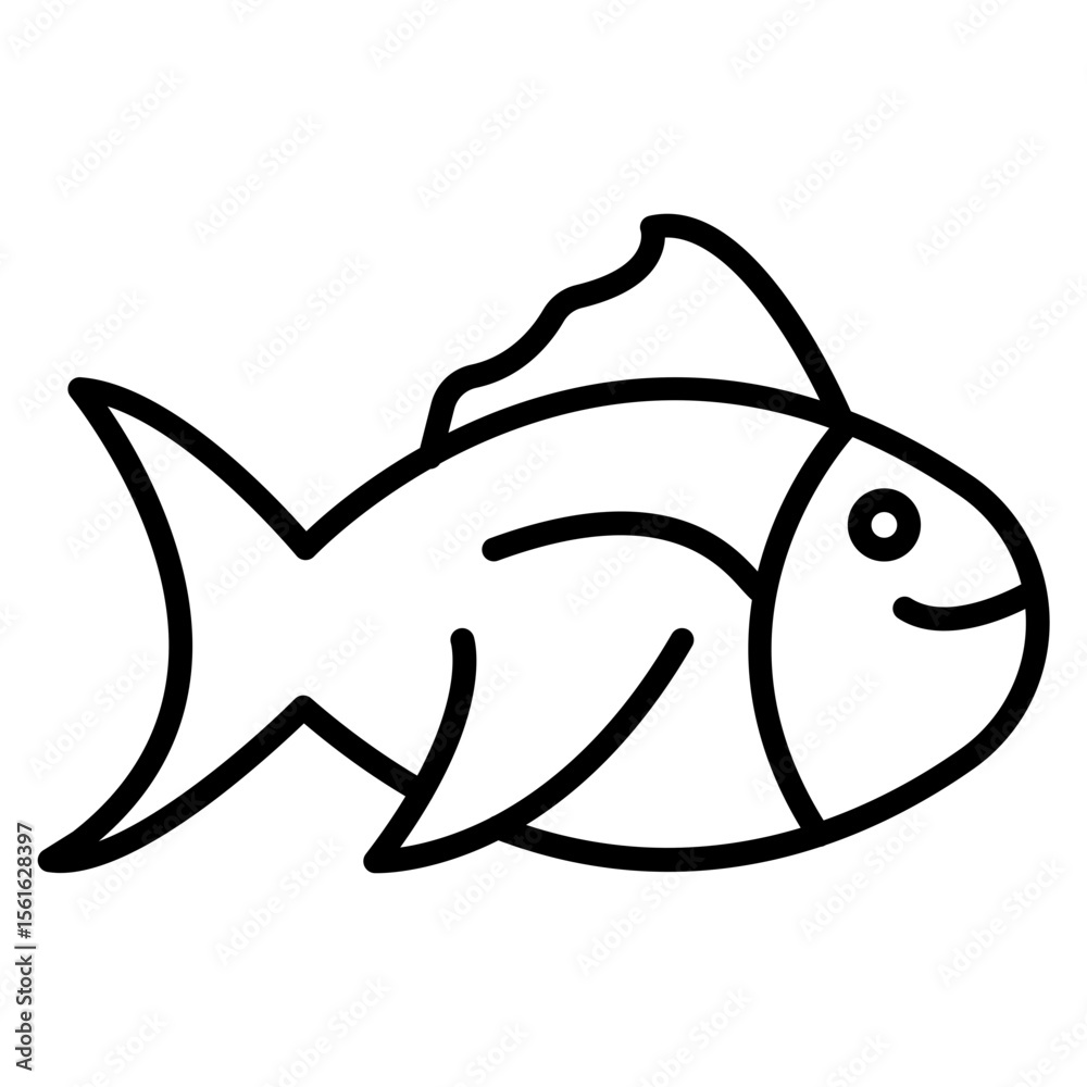 Obraz premium Fish Icon