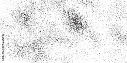 Grunge texture background PNG transparent Opacity or screen mode usage for overlay dot white paper noise texture with distress effect vector illustration pattern background.