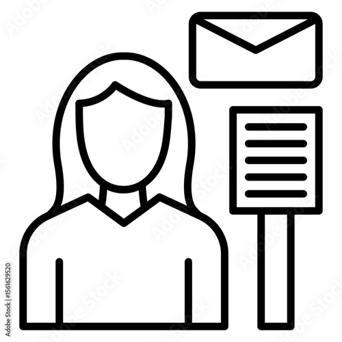 Postwoman Icon