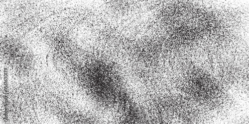 Dirty or dust film grain speck grit grunge overlay on noise background, gradient pattern with vector dust dots grunge texture, old, grunge background