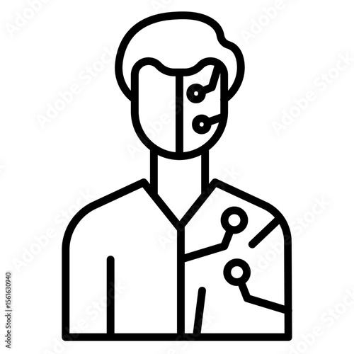 Cyborg Icon