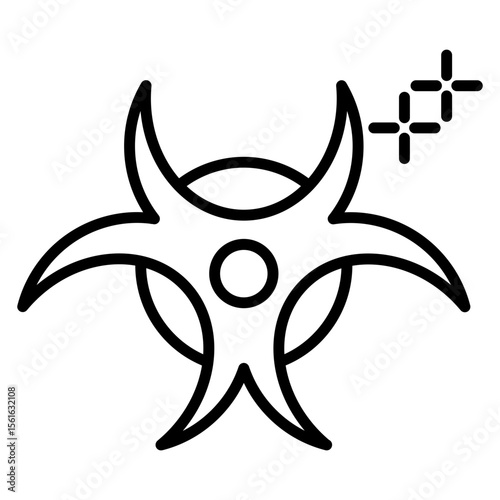 Biohazard Symbol Icon